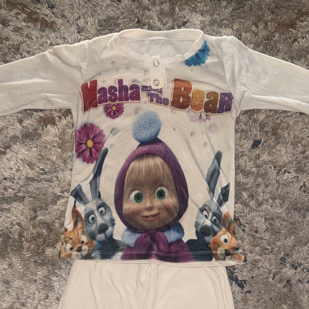 Masha and the Bear Pajama Set